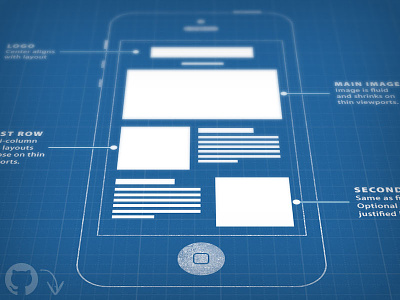 Responsive Email blueprint email template github grid html email phone responsive sketch template wireframe