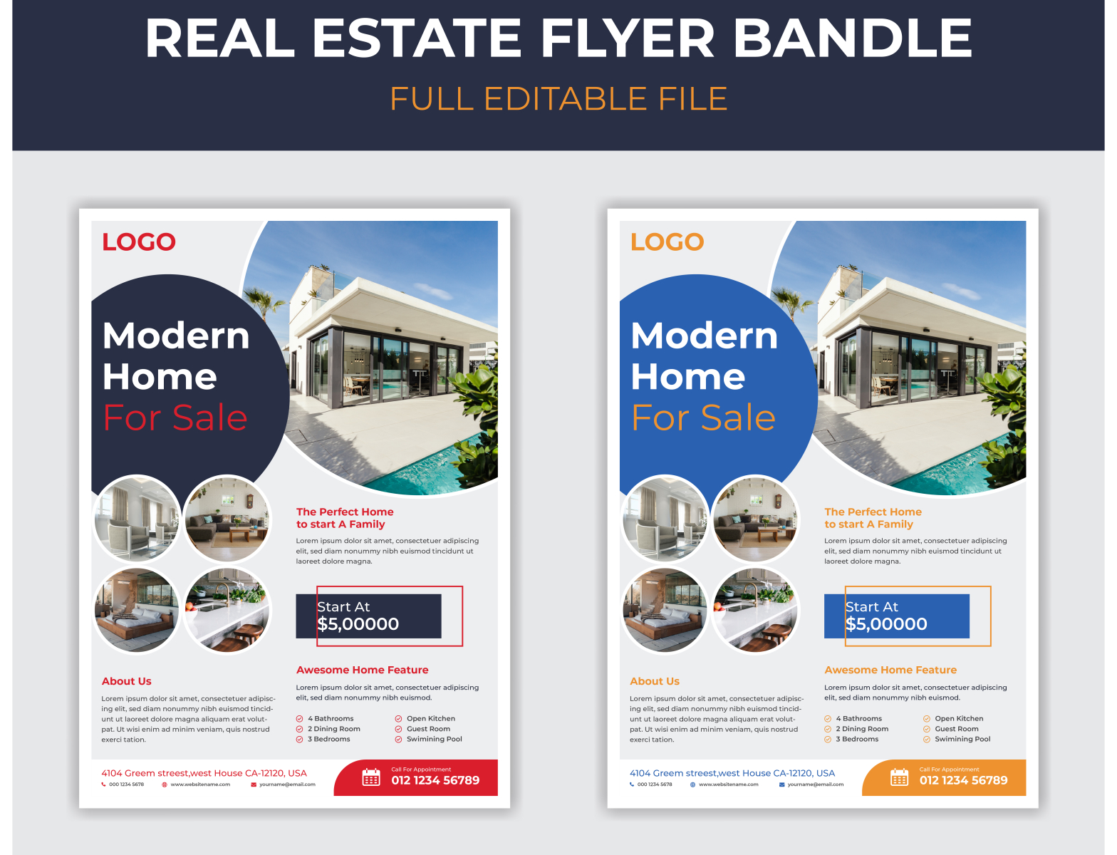 Real Estate Flyer Template By Md Shahidullah On Dribbble