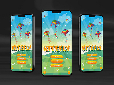 Kite Fly | Game UI | Main Screen