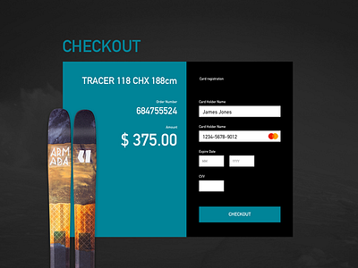 DAILY UI 002 CREDIT CARD CHECKOUT