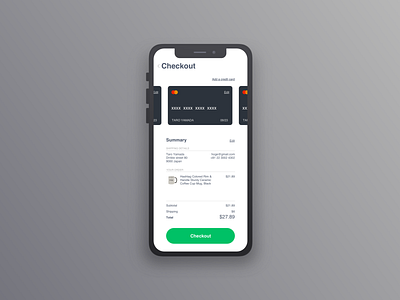 Daily UI 002 Checkout checkout dailyui dailyui 002