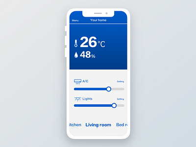 Daily UI 021 Home Monitoring Dashboard