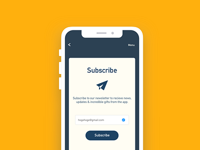 Daily UI 026 Subscribe dailyui dailyui 026 subscribe