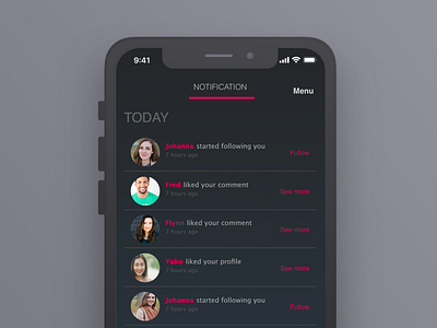 Daily UI 049 Notification