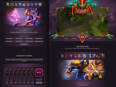 Heroes of Newerth splash website