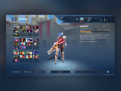 Game Ui Design By Jeremias Lange Dribbble