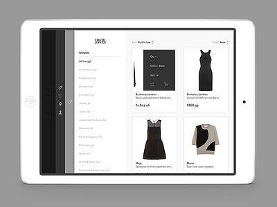 David Jones catalogue fashion ipad products retail