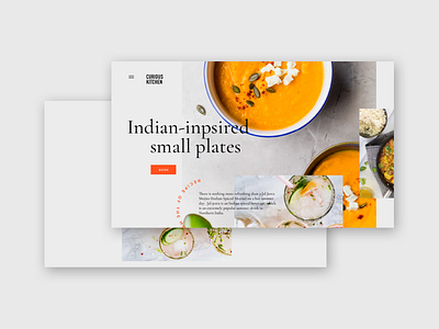 UI | Cactus Kitchen blog branding editorial food blog interface restaurant restaurant brand ui visual design web design website