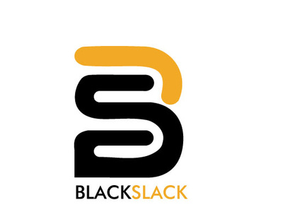 Blackslack logo creative design design logo vector