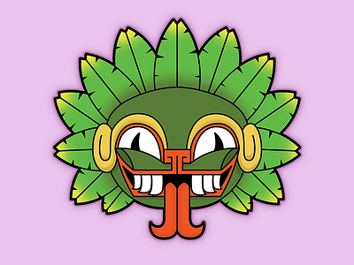 Quetzalcoatl aztec feathers god illustrator snake vectors