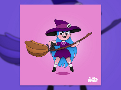 WITCH art artwork characterdesign design digitalart digitalpainting draw halloween illustration illustrator