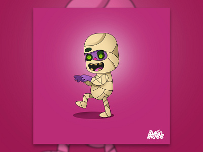 MUMMY artwork characterdesign conceptart design digitalart digitalpainting halloween illustration illustrator vector