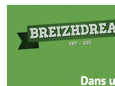 Breizhdream - Website breizh logo site typo ui web