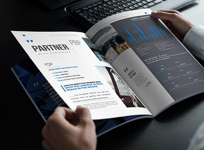 PartsBase_MediaKit_1/2 branding design graphic design infographics media kit spreads