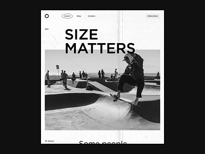 Skate park agency blog clean design product design ui ux web