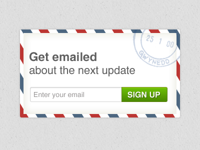 Subscribe Panel UI For Sageframe button design email green letter newsletter red stamp subscribe texture type ui