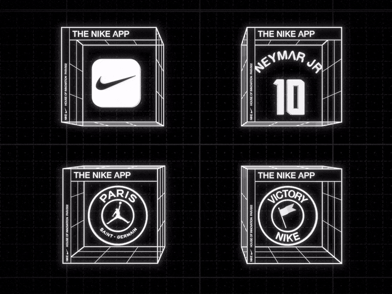 Nike / House of Innovation Paris 3d 3d animation 3d art 3d artist cinema4d dribbble best shot dribble icon icon design jordans motiongraphics nike nike air psg