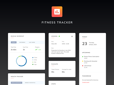 UI Components - Fitness Tracker