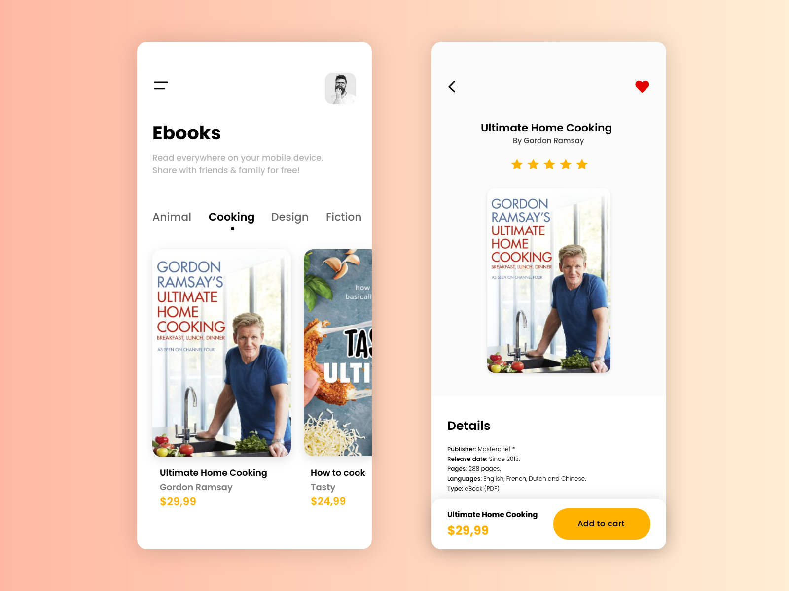 Buy & Share Book Concept - Mobile Application By Uxninja On Dribbble