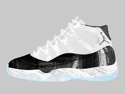 Jordan XI - Concord concords illustration jordan jumpman nike sneakers