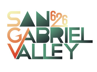 San Gabriel Valley 626 san gabriel valley type typography