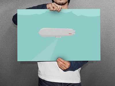 Howitzep airship blimp design heritage illustration watching zeplin zeppelin