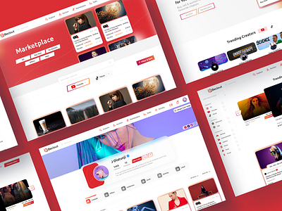 YouTube Videos NFT 3d branding cards figma graphic design landingpage liveproject modern modernui motiongraphics nftweb presentaion red tiktok ui uidesign ux uxdesign webdesign websitedesign