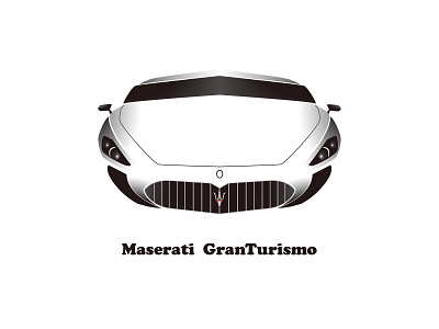 Maserati GT graphic design illustrator maserati