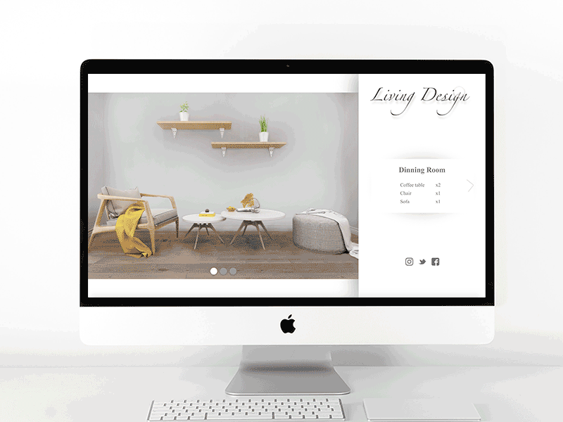web design - furniture adobexd mac mockup ps uidesign webdesign