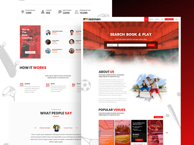 Tazman Landing Page