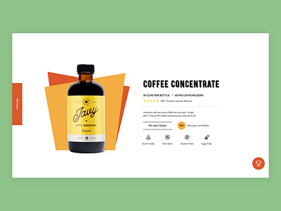 Javy Coffee Product Screen Redesign bottle coffee delivery drinks online shop product redesign stats ui ui design ui ux web design