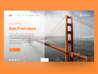 Travel to San Francisco concept