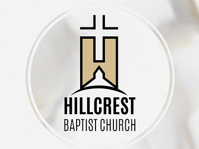 Hillcrest branding church logo illustration logo