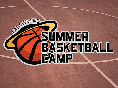 Basketball Camp basketball church logo design icon illustration logo