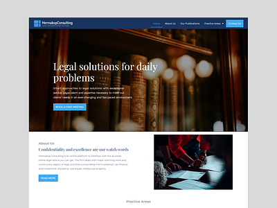 Hermakop Consulting Website Redesign branding ui ux website