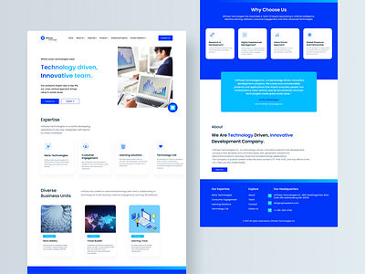 mPhase Technologies Landing page Redesign branding clean ui colors flat landing page landingpage minimal mphase redesign technology ui ux vector web website