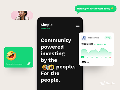 Landing page : Simple investing