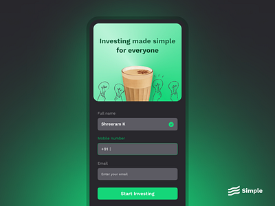 Simple Investing | Onboarding