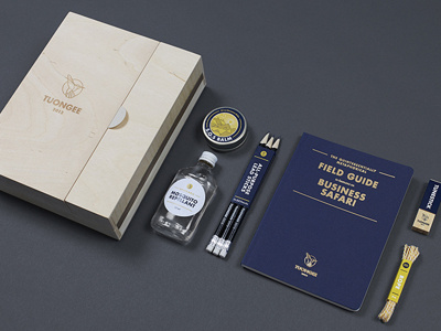 The Quintessentially Metaphorical Tuongee Survival Kit book design branding design direct mail packaging