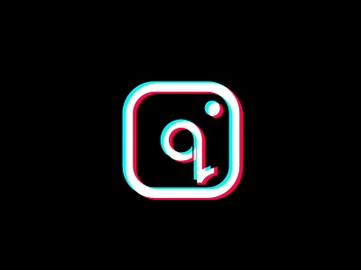 Reels Logo on Black Background - Instagram Graphic Design