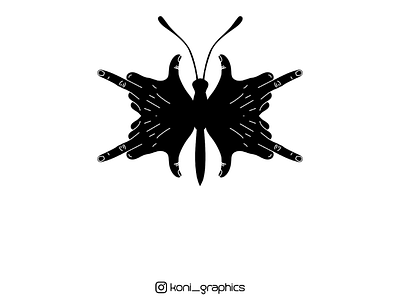 IDGAF Butterfly butterfly design graphics ideas idgaf koni middle finger tattoo trippy