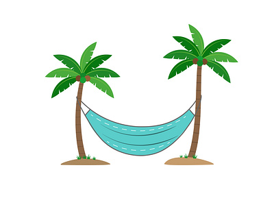 Happy Holidays 2020 beach creative design graphics hammock illustration koni mask palm tree pandemic vector