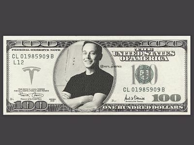 Elon Musk Dollar Bill