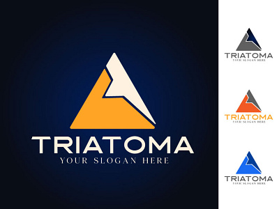 TRIATOMA LOGO abstract logo creative creative logo logo design minimalist logo modern logo triatoma logo unique logo