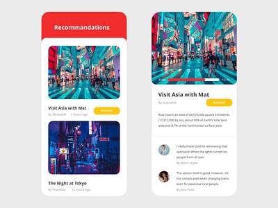 Videos App adobe adobe xd app app design beautiful clean design free free resource free template free ui kit minimal prototype vector video app video art video player vimeo xd youtube