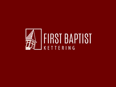 First Baptist Kettering Logo branding illustration logo vector