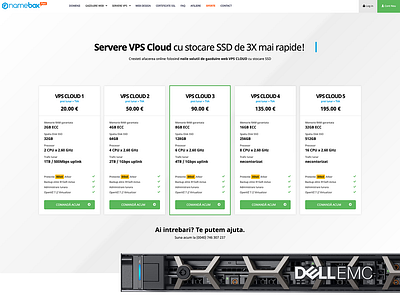 VPS Pricing design