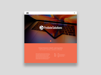 Prelude Solutions branding design digitalmarketing marketing typogaphy web webdesign website