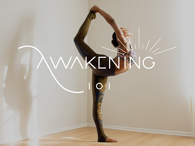 Awakening 101 Branding branding design jillstclair jillstclaircreative logo logodesign yoga yoga design