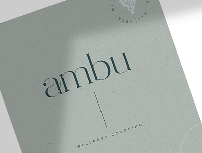 Ambu Flyer branding design jillstclair jillstclaircreative logo logodesign mindfulness yoga